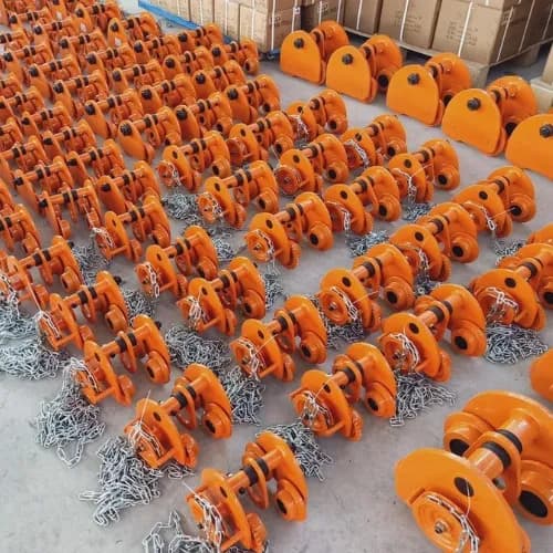 Con chạy đẩy tay tải trọng 2 tấn