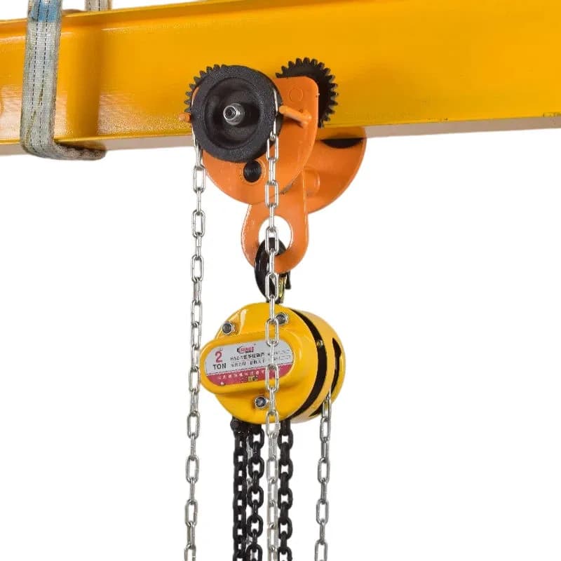 Con chạy xích kéo tay 1 tấn