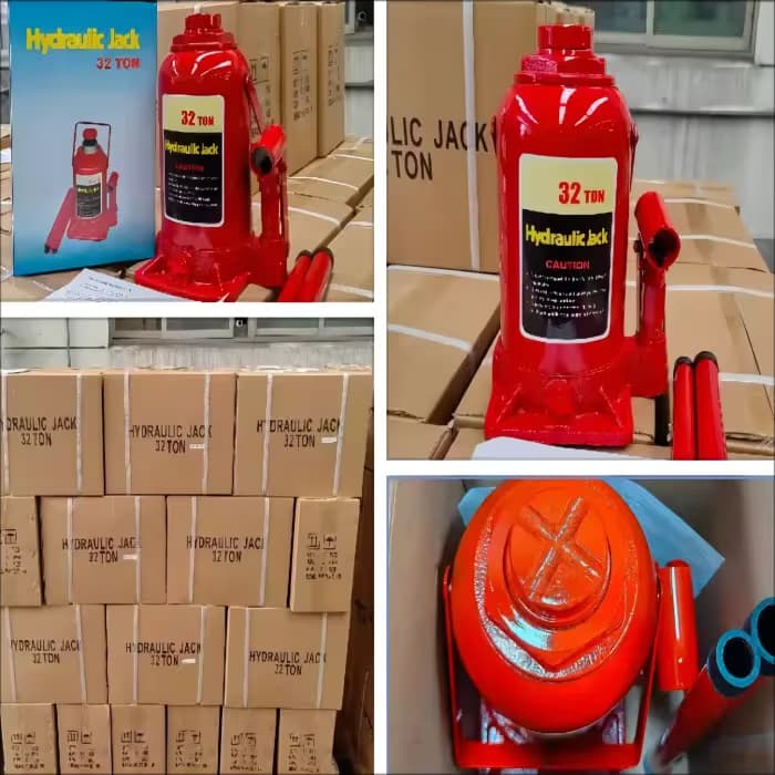 Con đội thủy lực 32 tấn