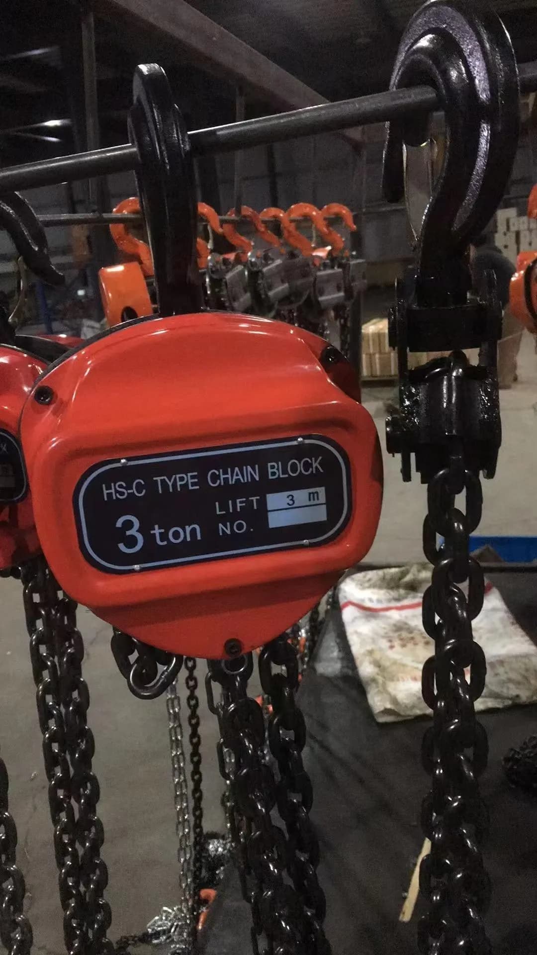 Palang xích kéo tay HSC tải trọng 3Tx6m