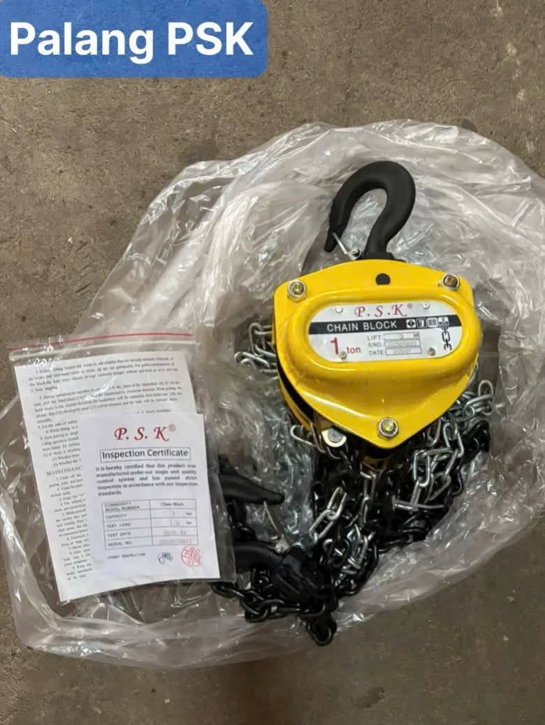 Palang xích kéo tay PSK 1Tx3m