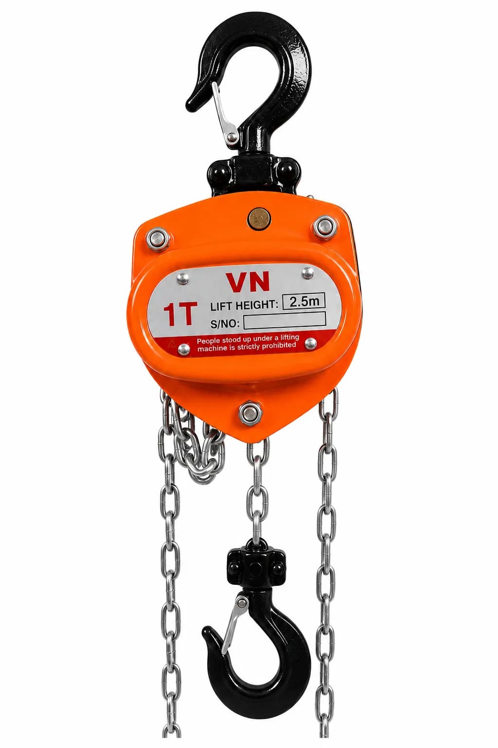 Palang xích kéo tay VN 1Tx2.5m xích đơn
