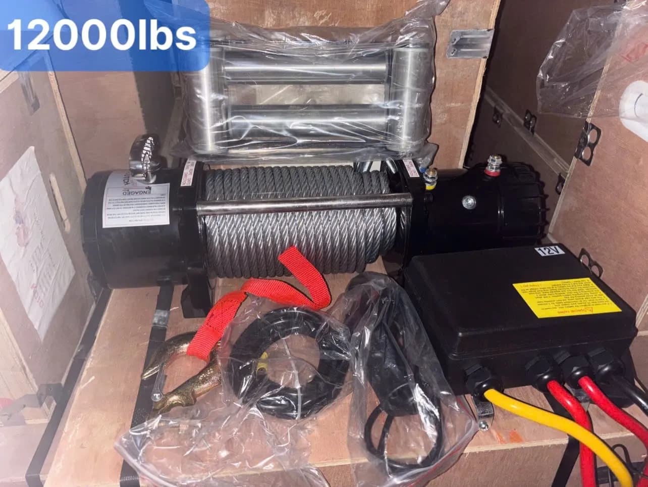 Tời Pin ắc quy 24V 12000LBS