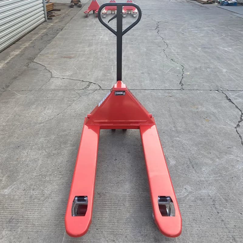Xe nâng tay thấp bánh PU 2Tx550