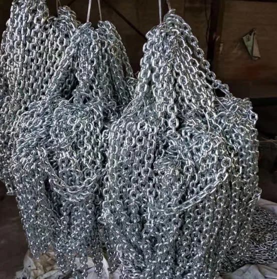Xích trắng mạ kẽm 5mm/25kg