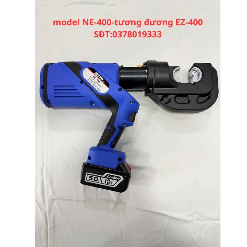 Máy ép cos thủy lực dùng pin NE-400 (model cũ EZ-400)