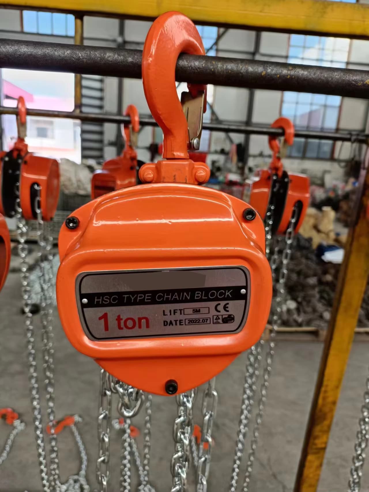 Palang xích kéo tay HSC tải trọng 1Tx6m